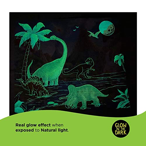 PLANET OF LOST DINOSAUR GLOW IN THE DARK PUZZLE_3
