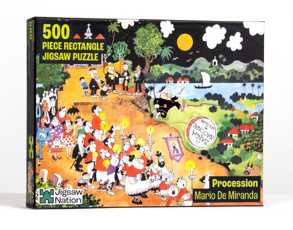 Buy Procession – Goa by Mario Miranda (500 Piece Jigsaw Puzzle